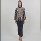 Liora Embroidery Lace Shirt - Navy