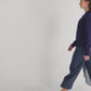 Metanoia Embroidery Cardigan - Blue Morpho