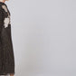 Blooming Eid Polka Dot Dress - Black Iris
