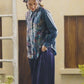 Metanoia Sheer Layered Shirt - Blue Morpho