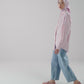 Mono Puzzle Oversized Shirt - Sorbet