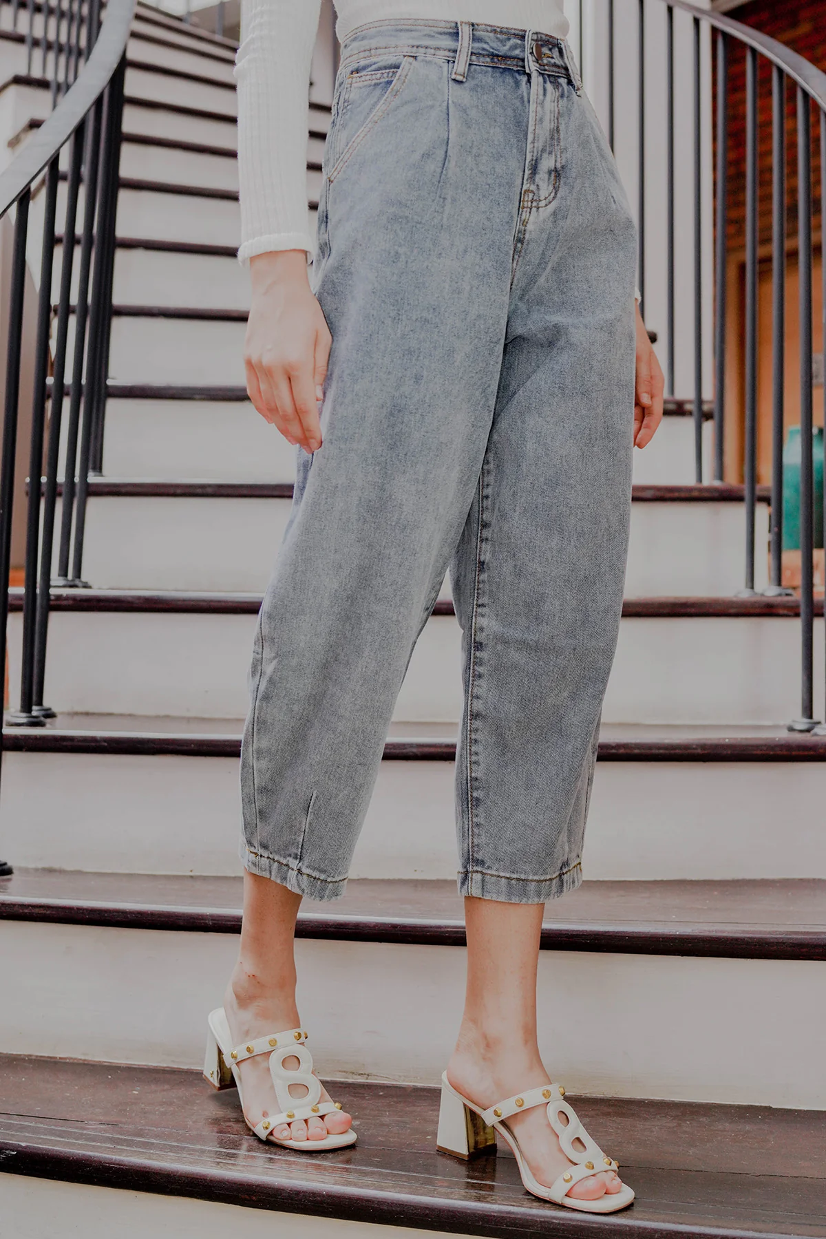 Cammie Jeans - Washed Blue