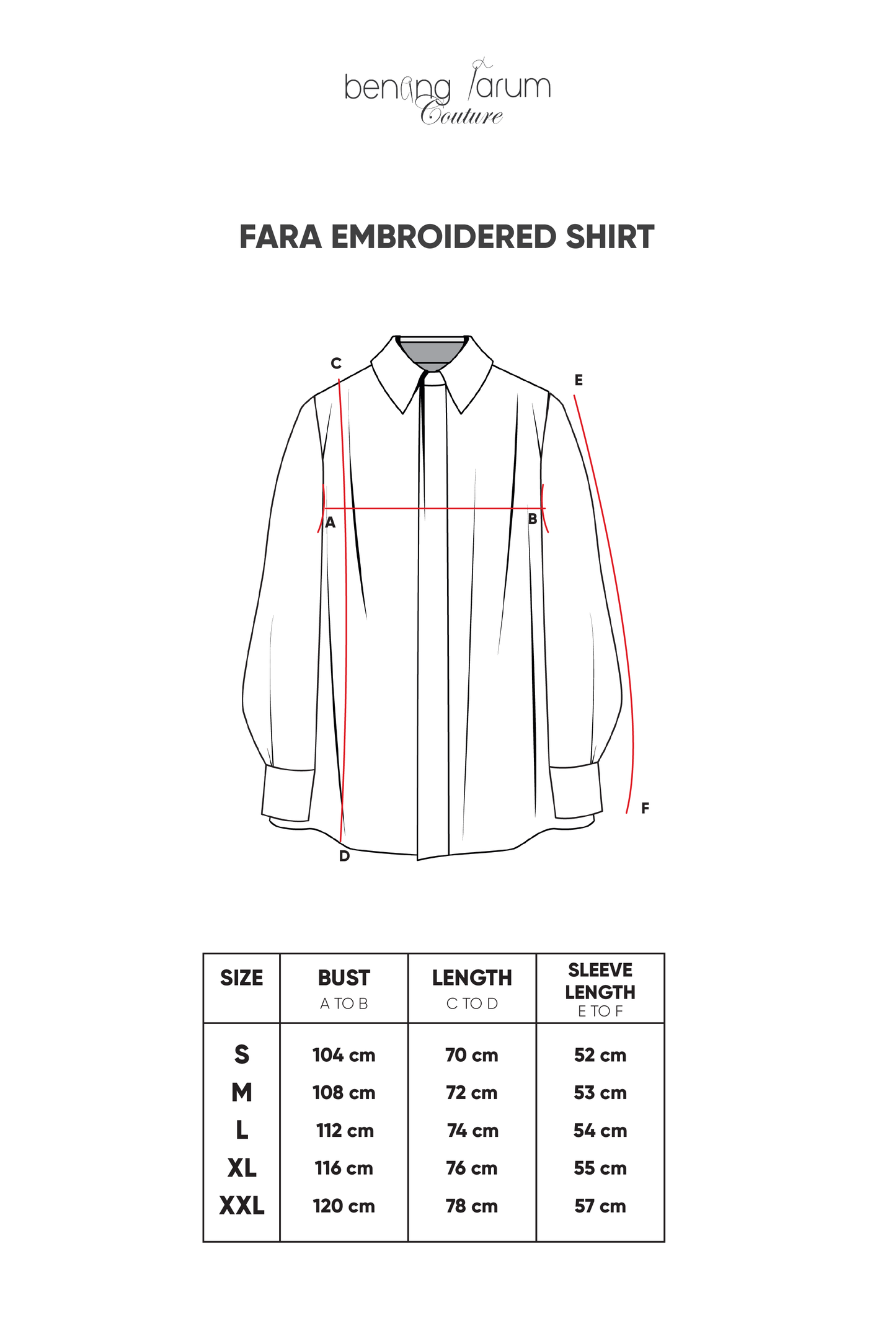 Fara Embroidered Shirt - Black