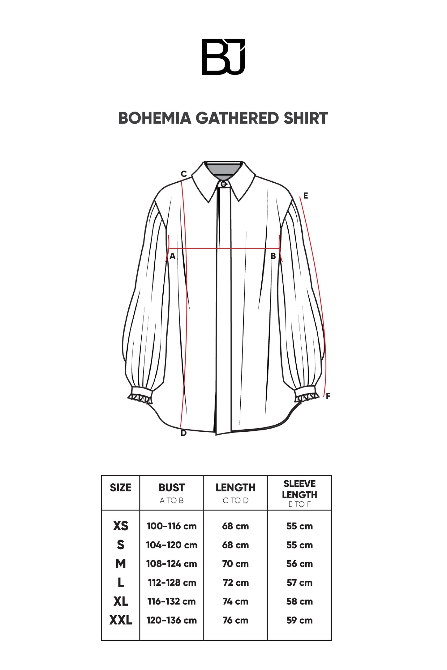 Bohemia Gathered Shirt - Ivory