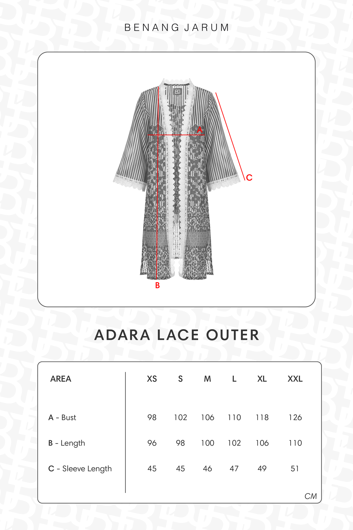 Adara Lace Outer - Eden