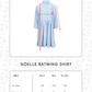Noelle Batwing Shirt - Powder Blue