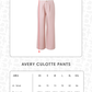 Avery Cullote Pants - Candy