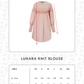 Lunara Knit Blouse - Blossom