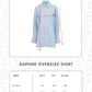 Daphne Oversize Shirt - Powder Blue