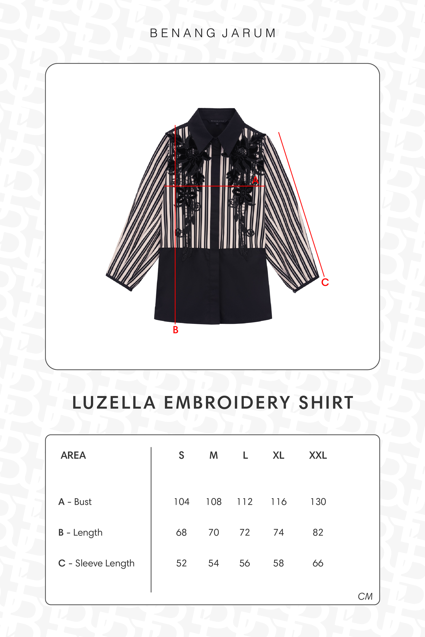 Luzella Embroidery Shirt - Coffee Latte