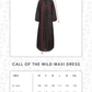 Call Of The Wild Maxi Dress - Panther
