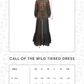 Call Of The Wild Tiered Dress - Savanna
