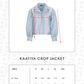 Kaatiya Crop Jacket - Brunnera Blue
