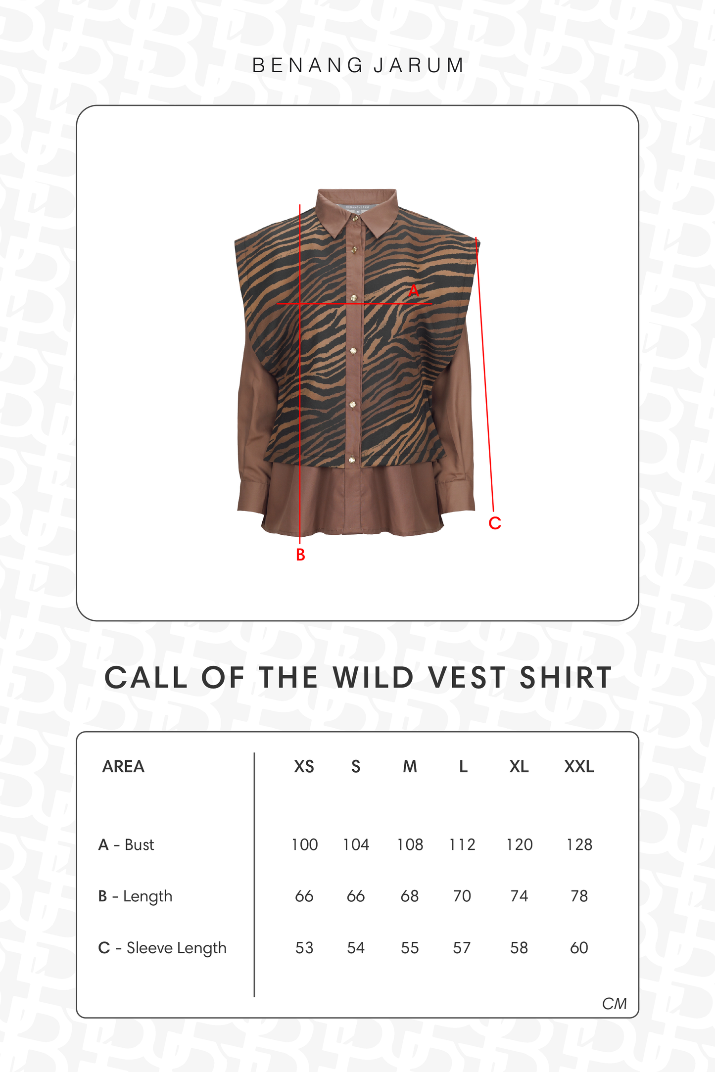 Call Of The Wild Vest Shirt - Savanna