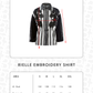 Rielle Embroidery Shirt - Black