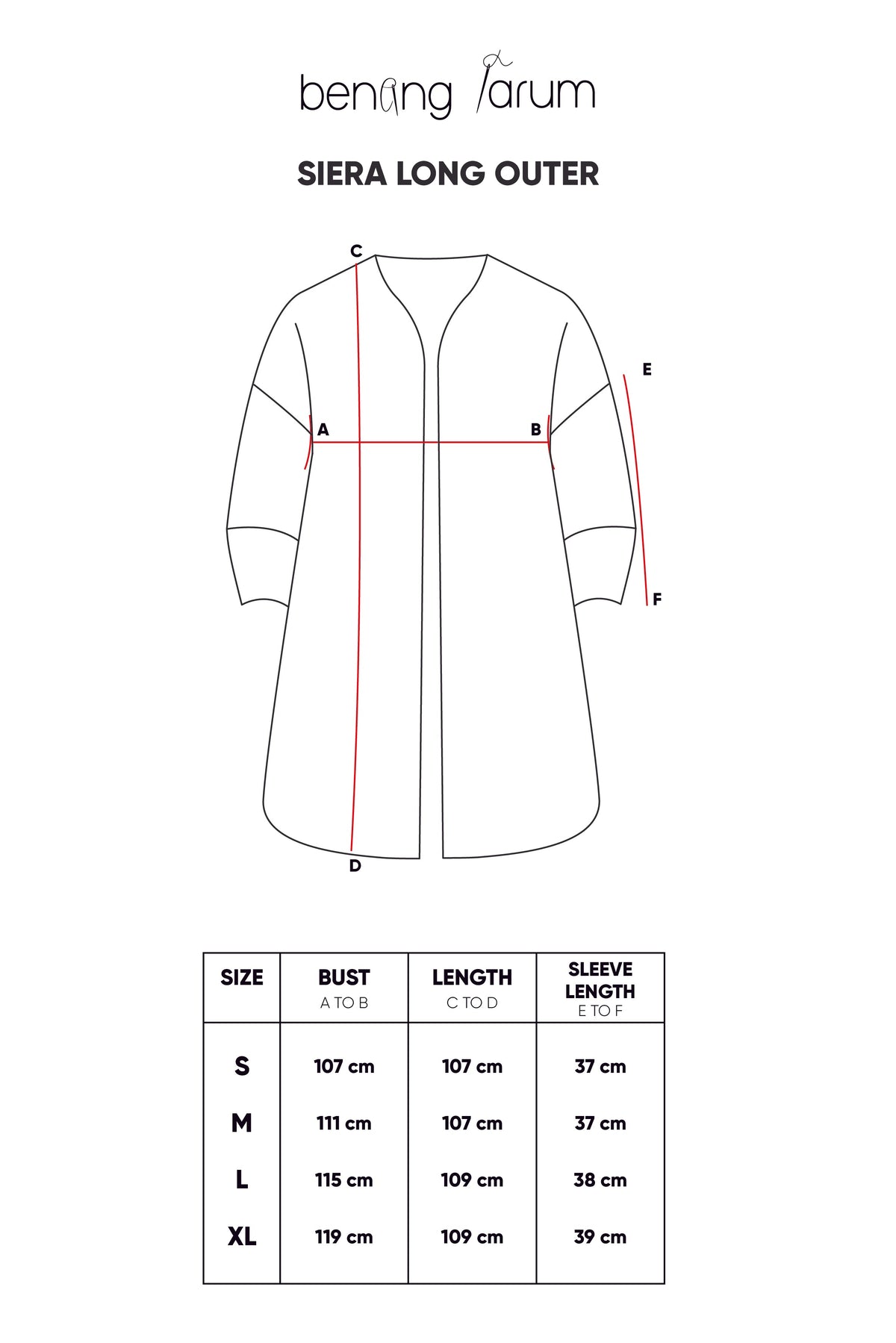 Siera Long Outer - Pink