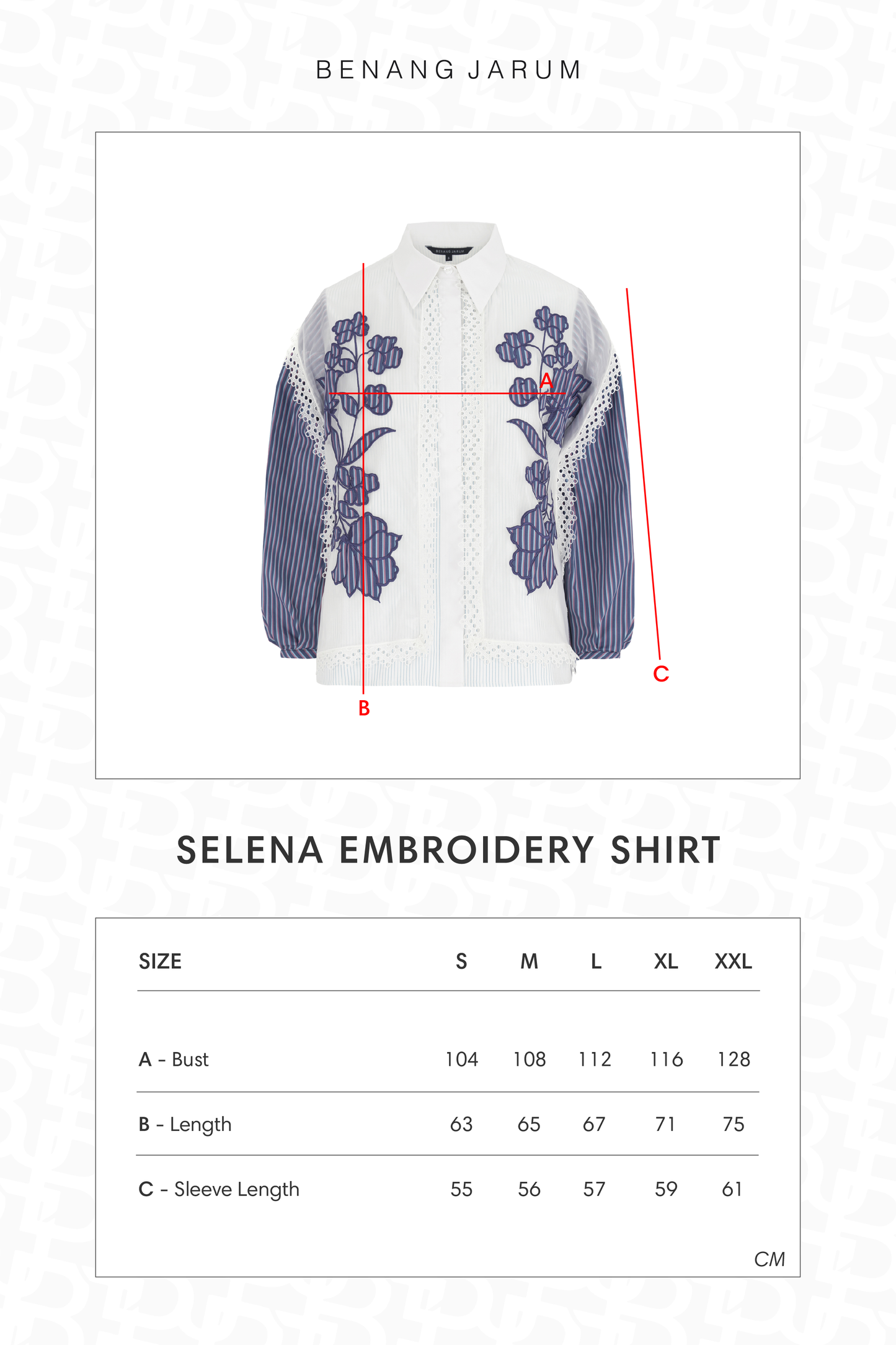 Selena Embroidery Shirt - Bluenicorns