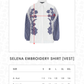 Selena Embroidery Shirt - Bluenicorns
