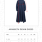 Annabeth Denim Dress - Navy