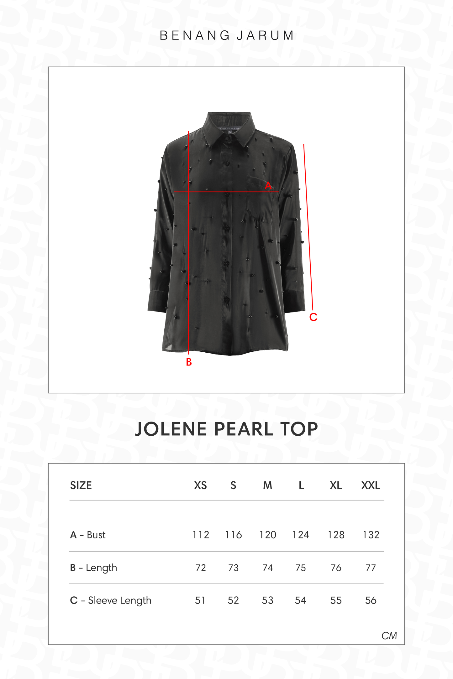 Jolene Pearl Top - Black