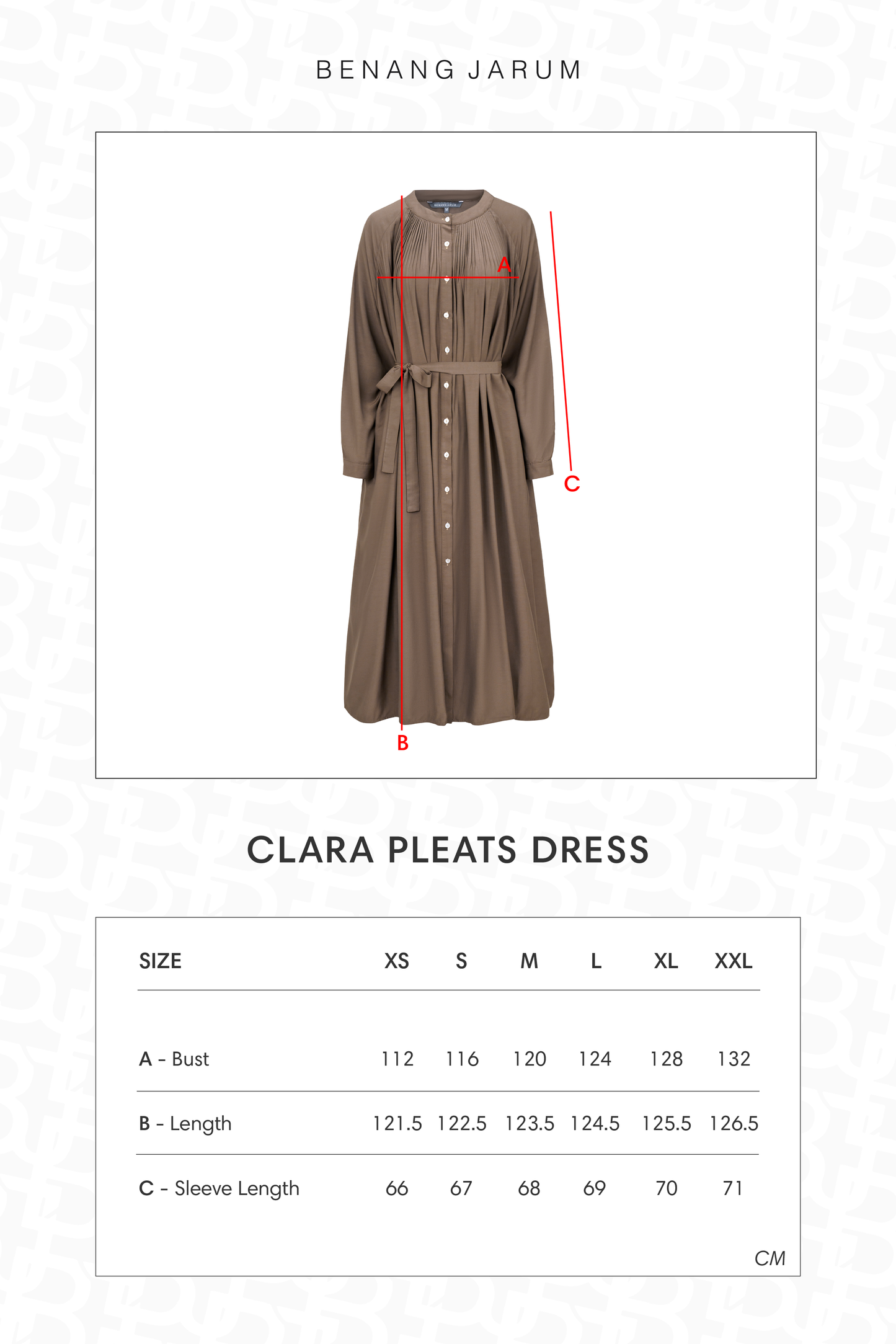 Clara Pleats Dress - Desert Palm