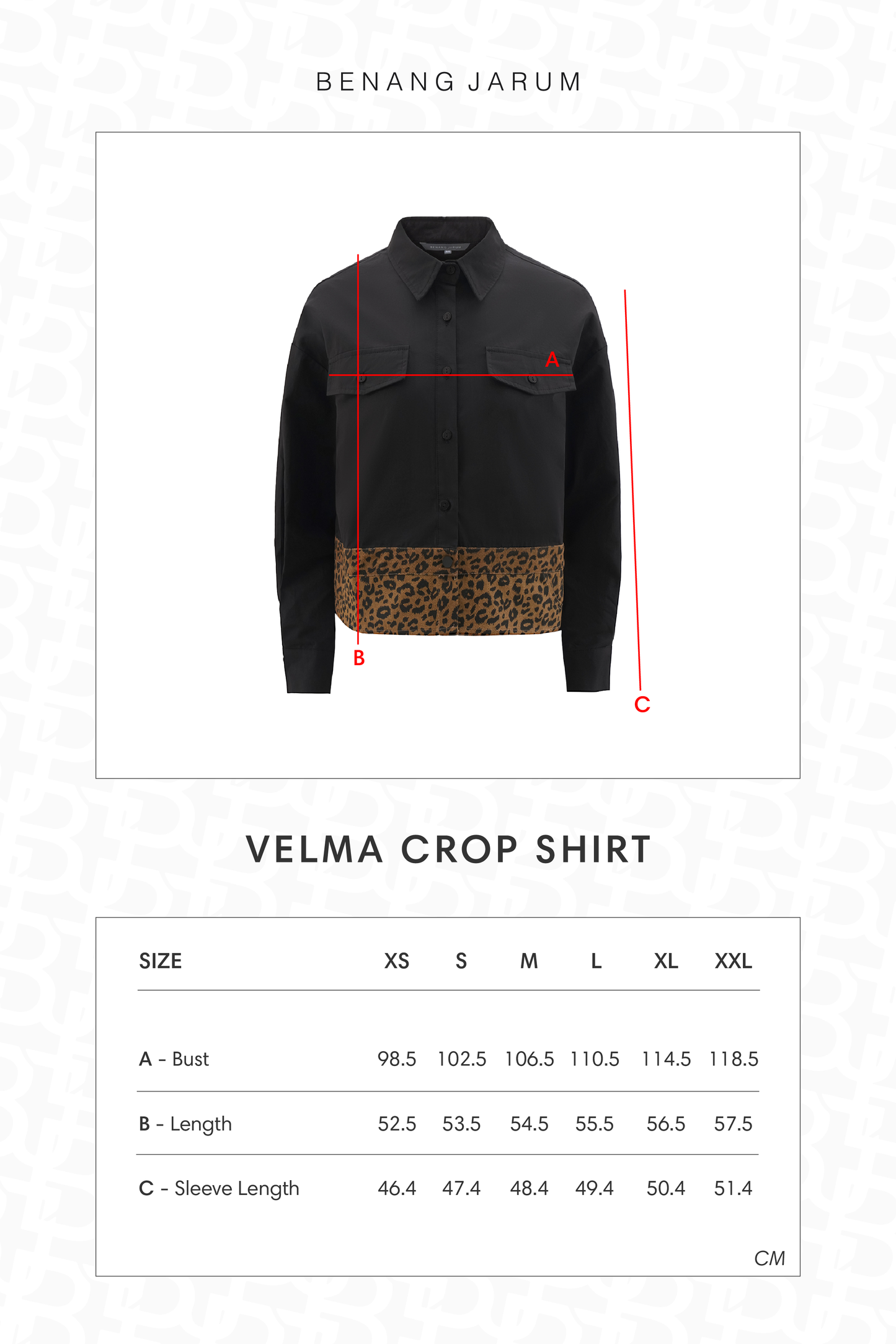 Velma Crop Shirt - Black
