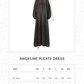 Angeline Pleats Dress - Black