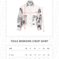 Toile Memoirs Crop Shirt - Cloud