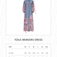 Toile Memoirs Dress - Blue Fern
