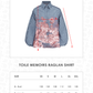 Toile Memoirs Raglan Shirt - Blue Fern