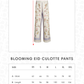 Blooming Eid Cullote Pants - Blue Bell