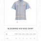 Blooming Eid Kids Shirt - Blue Bell
