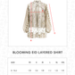 Blooming Eid Layered Shirt - Daisy