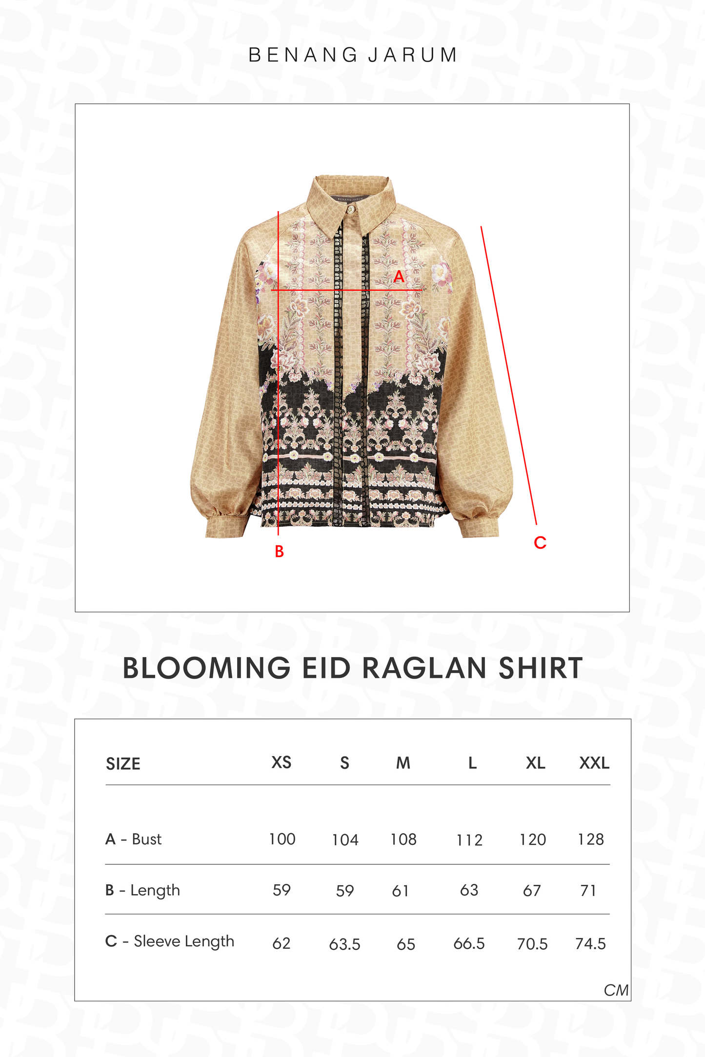 Blooming Eid Raglan Shirt - Black Iris