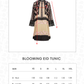 Blooming Eid Tunic - Black Iris