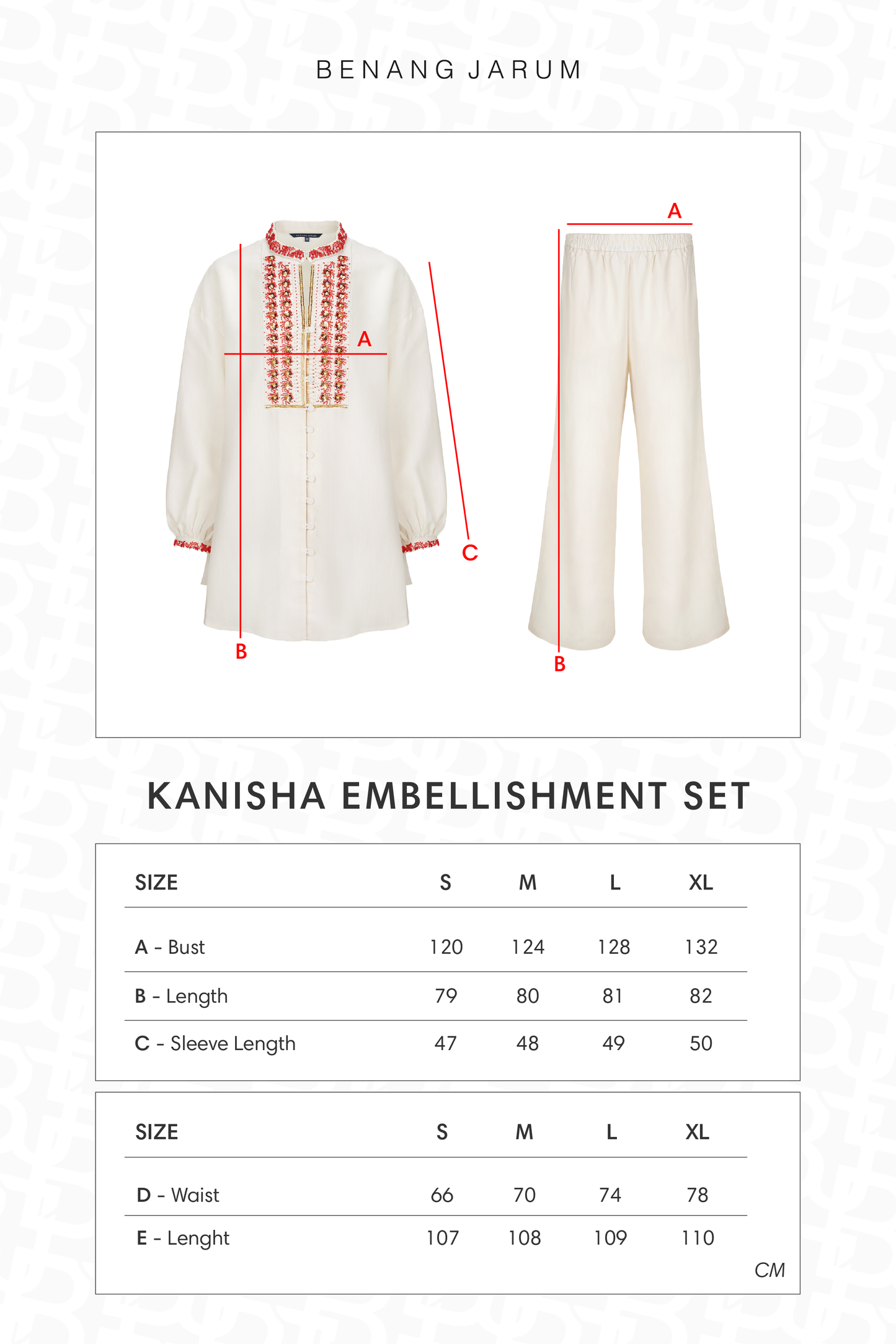 Kanisha Embellishment Set - Beige