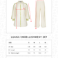 Luana Embellishment Set - White