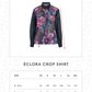 Eclora Crop Shirt - Aconitum