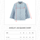 Ainsley Jacquard Shirt - Turquoise