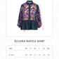 Eclora Ruffle Shirt - Aconitum
