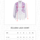 Eclora Lace Shirt - Lavender
