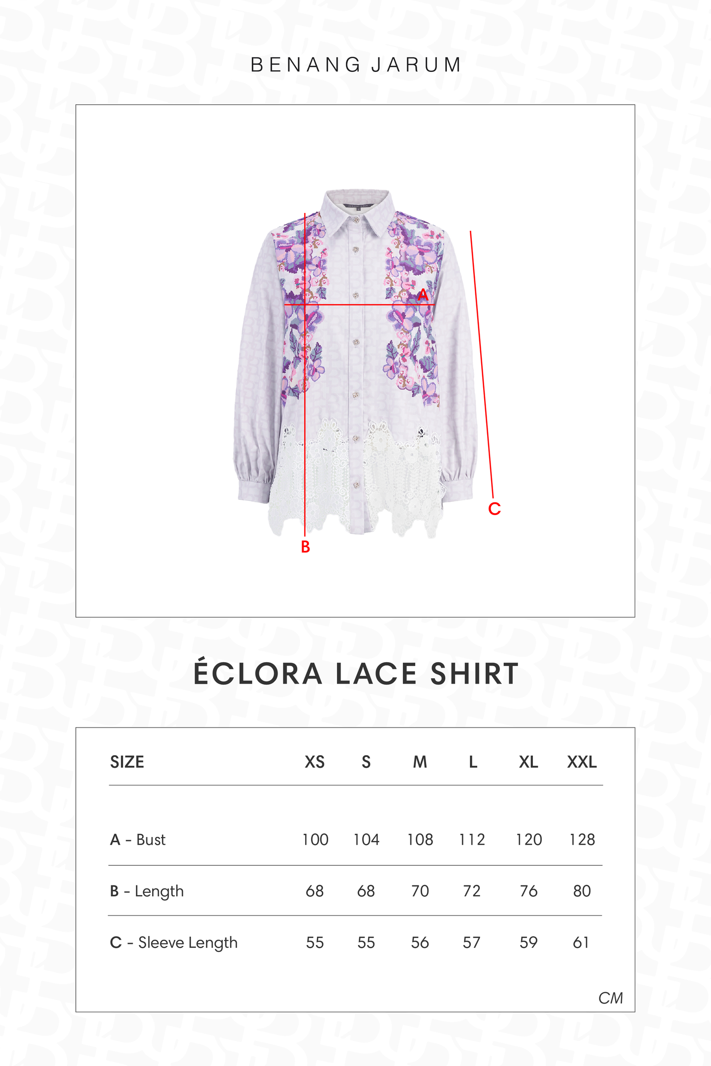 Eclora Lace Shirt - Lavender