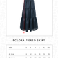 Eclora Tiered Skirt - Aconitum
