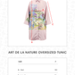 Art De La Nature Oversized Tunic - Pink