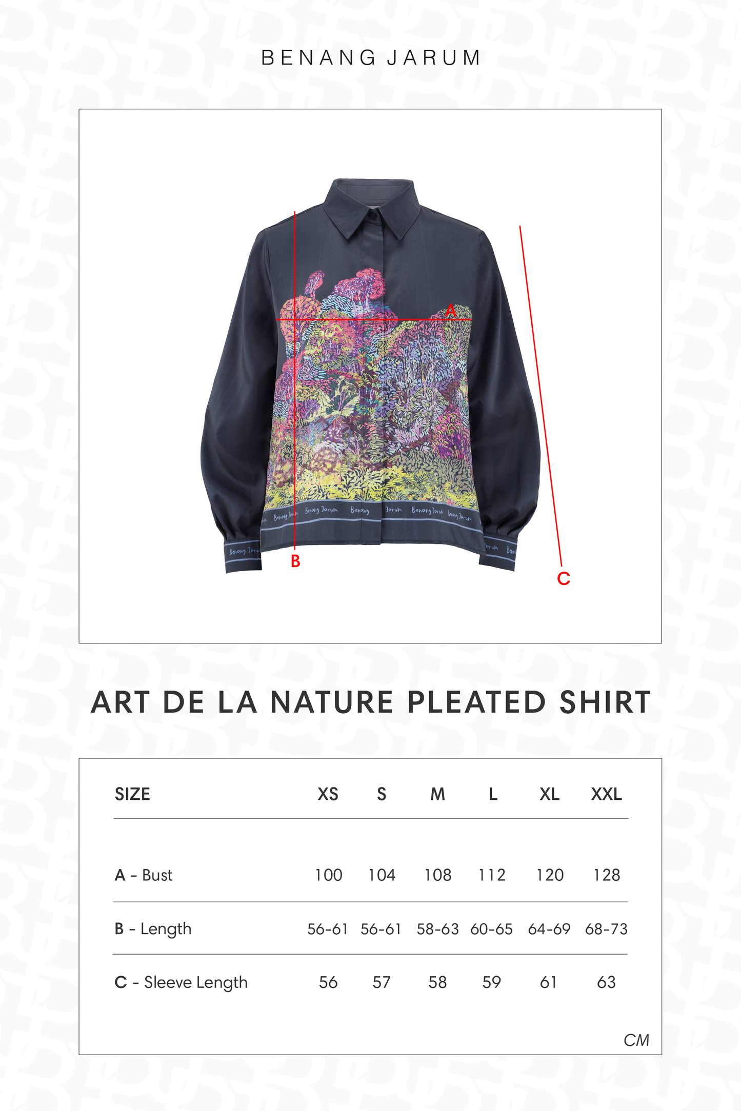 Art De La Nature Pleated Shirt - Navy