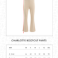Charlotte Bootcut Pants - Chalk