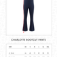Charlotte Bootcut Pants - Navy