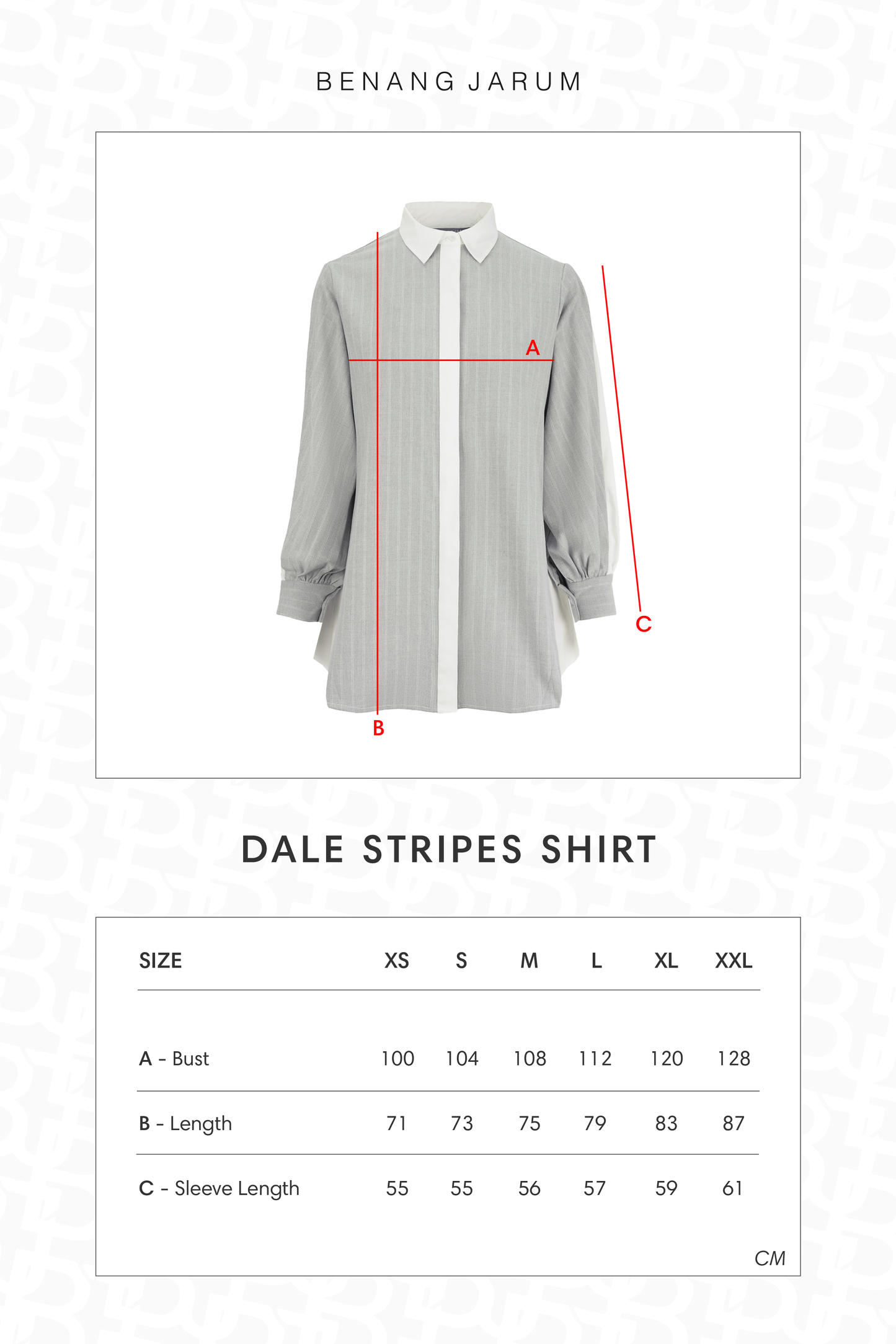 Dale Stripes Shirt - Grey