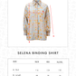 Selena Binding Shirt - Garbera