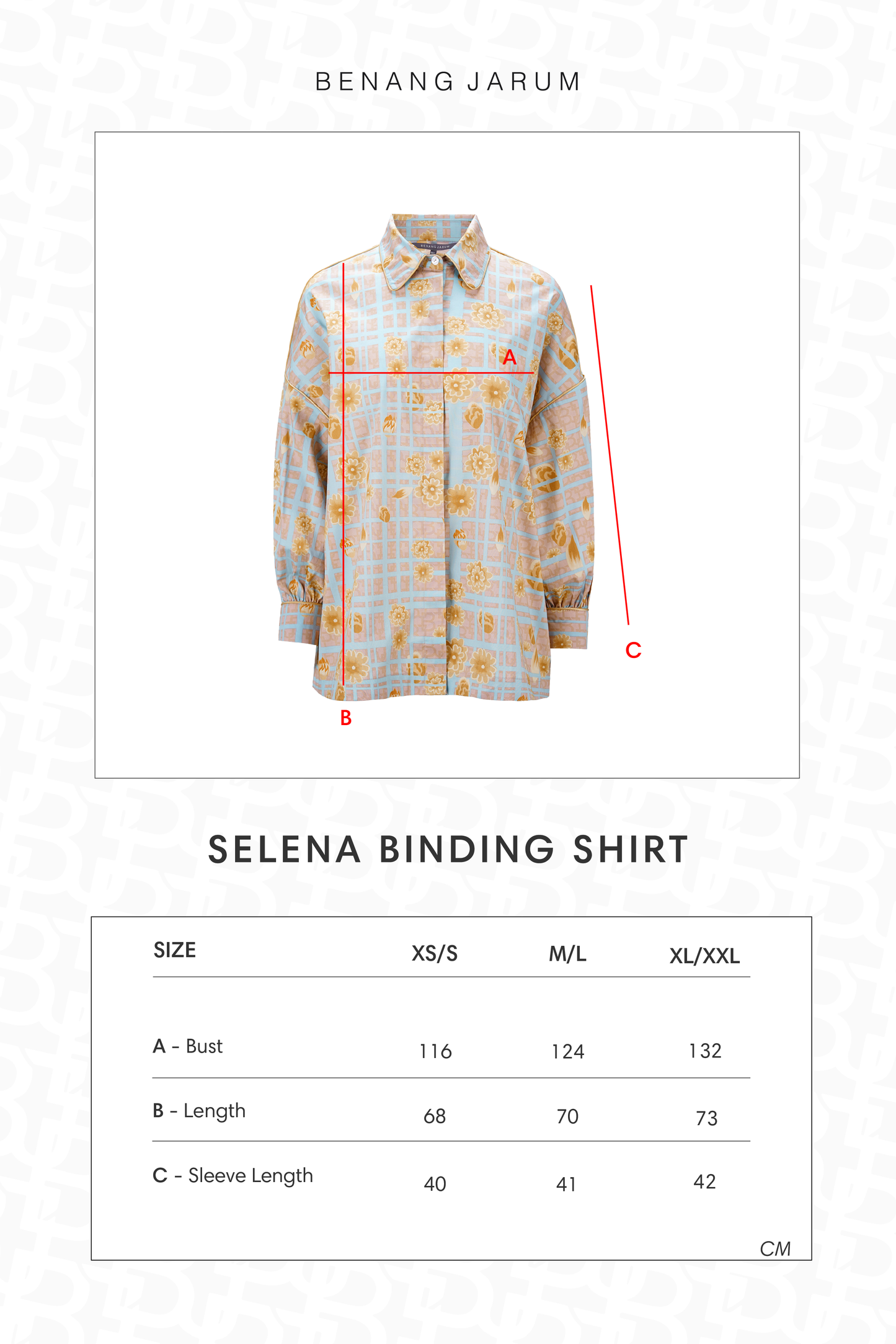 Selena Binding Shirt - Garbera